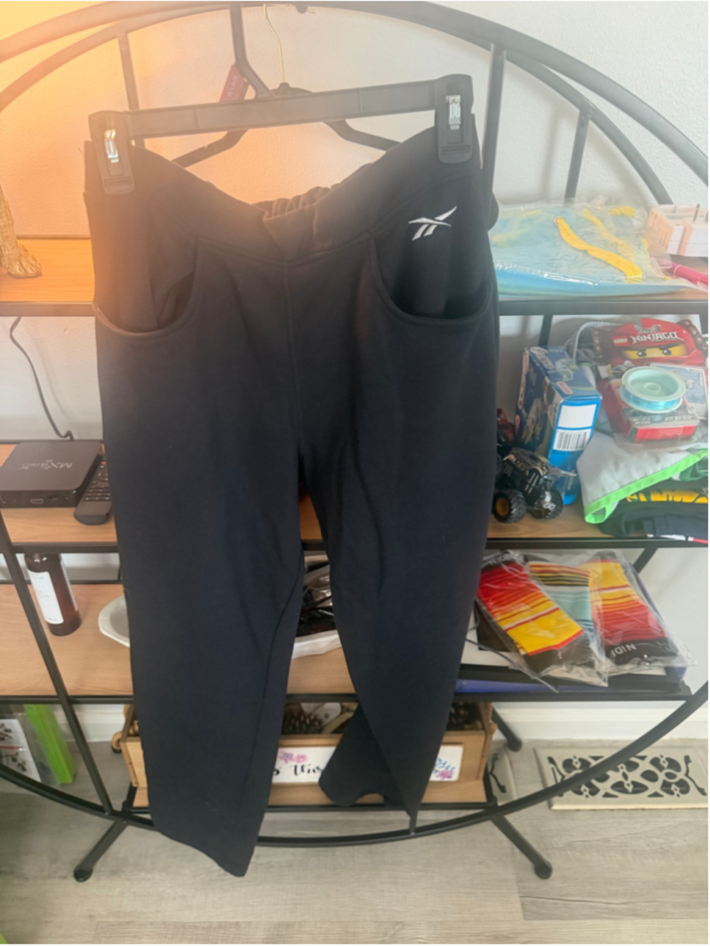 Women's Reebok Black Jogger Sweatpants Size M